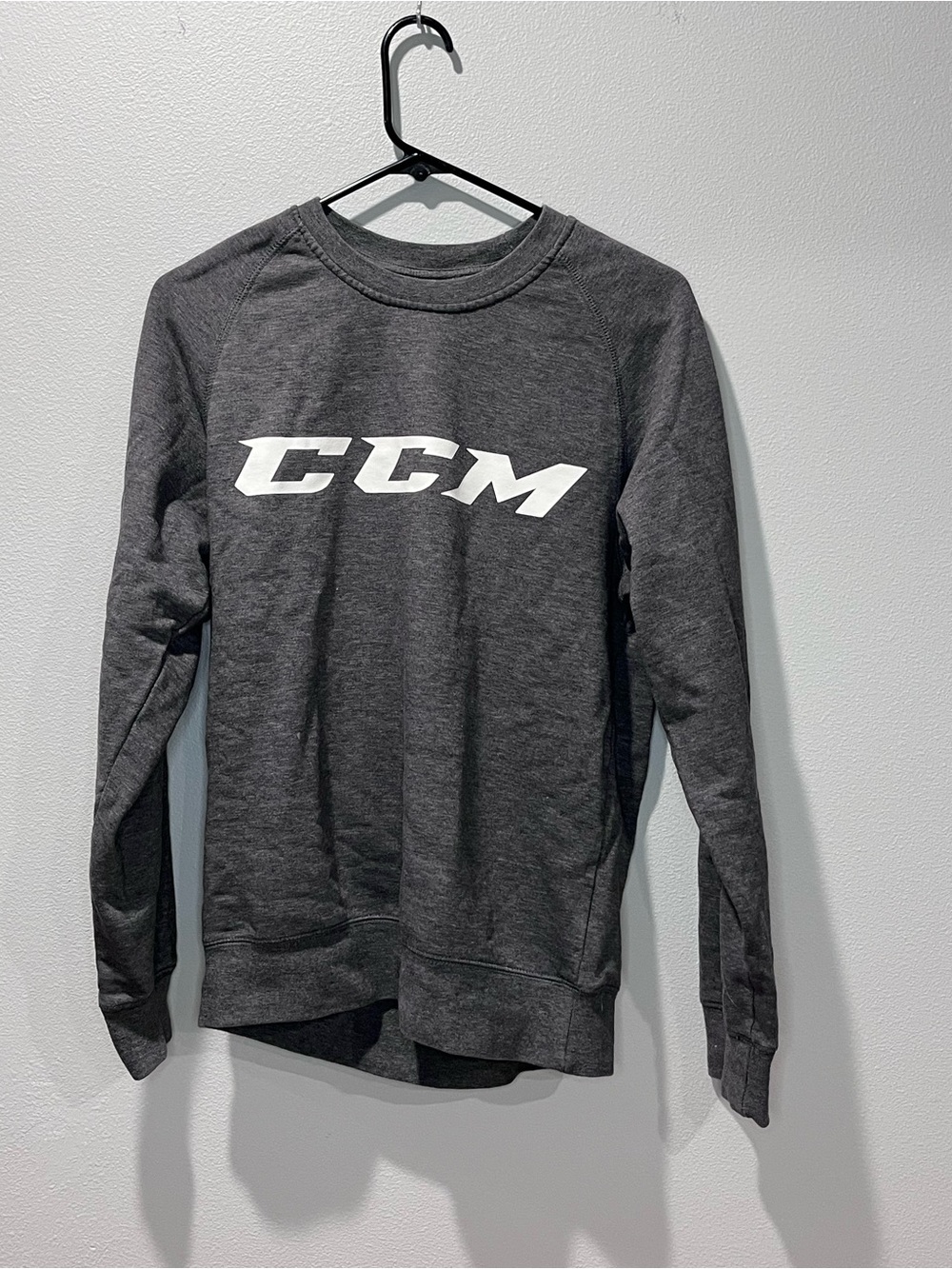 CCM Dark Gray Crewneck Sweater with White Logo